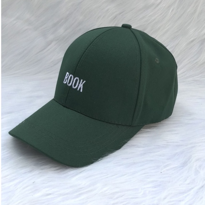 Mũ lưỡi trai nón kết HAZIN thêu chữ Book unisex phù hợp cho cả nam và nữ nhiều màu