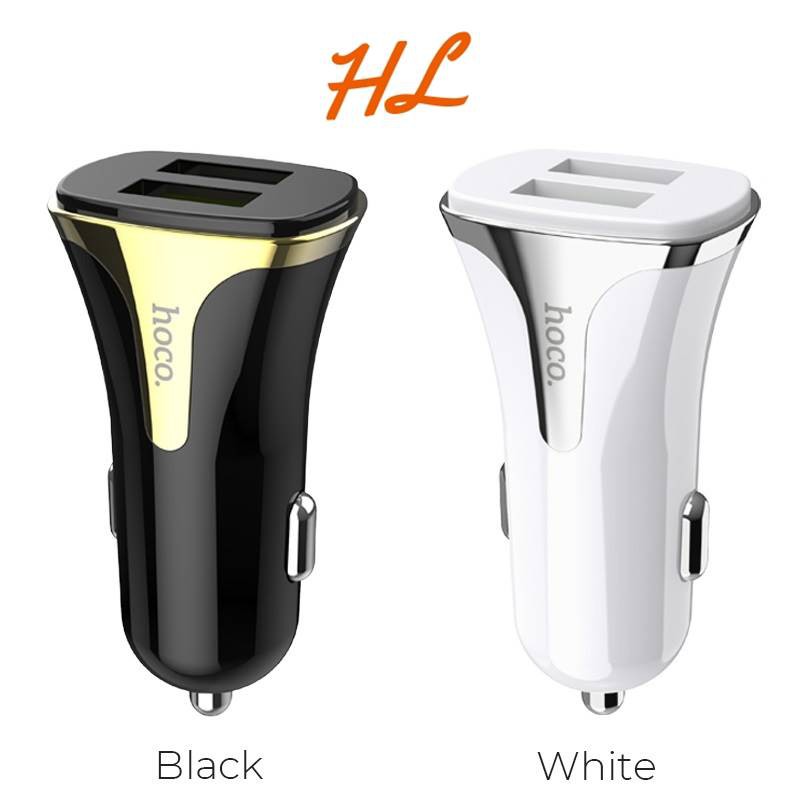 HOCO Z31 Tẩu Sạc Nhanh Điện Thoại Ô Tô Cao Cấp 2 Cổng USB Hỗ Trợ Quick Charge 3.0 - Hưng Long PC