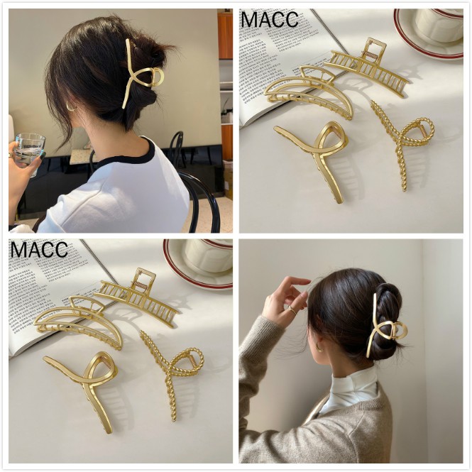 Kẹp tóc thiết kế đơn giản phong cách Hàn Quốc thời trang cho nữ