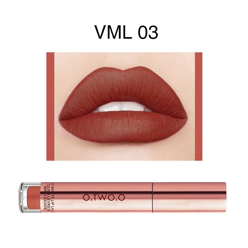 Crossover Makeup Explosion O.TWO.O Non-stick Cup Matte Lip Gloss Son môi lỏng không phai màu Matte Lip glaze bán hàng tr