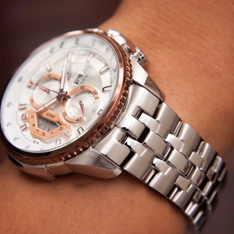 ĐỒNG HỒ NAM CHÍNH HÃNG Casio Edifice Royal Cực Sang - Bền Bỉ EF-558D- 7A | BigBuy360 - bigbuy360.vn