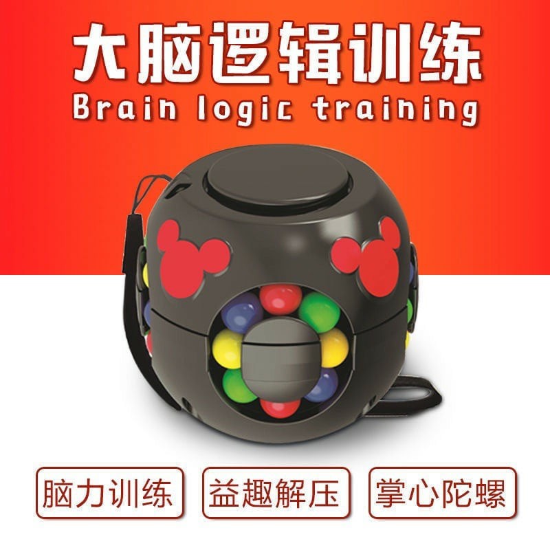 SPINNER CUBE - CON QUAY THÔNG MINH Đồ chơi giáo dục phát triển trí não cho trẻ em Burger Rubik’s Cube