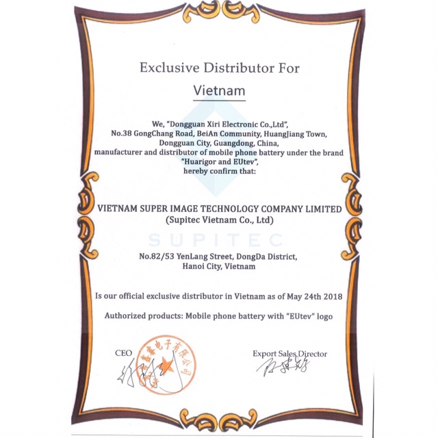 Pin ĐT táo EUtevdành cho 4,4s,5,5s,6,6s,7,7plus,8,8plus,X