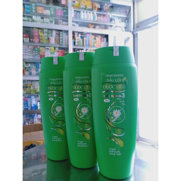 Dầu Gội Thái Dương 3 Xanh Chai 200ml