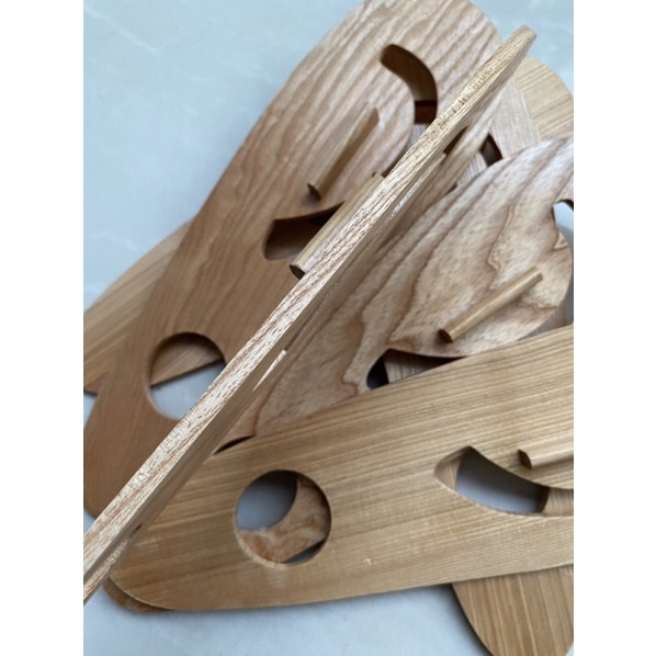 Thước Parabol Giáo Viên Gỗ Sồi