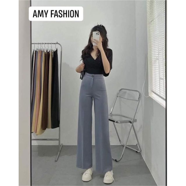 Quần Tây Nữ Ống Suông Ôm Eo - Thời  Trang Công Sở