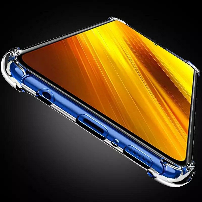 Ốp lưng Poco X3 / Poco X3 Pro / X3 NFC / M5 / Poco F5 dẻo trong suốt lồi 4 góc cao cấp lâu ố vàng