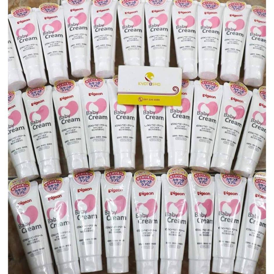 [ free ship ] Kem dưỡng da cho bé Pigeon Baby Cream nội địa Nhật