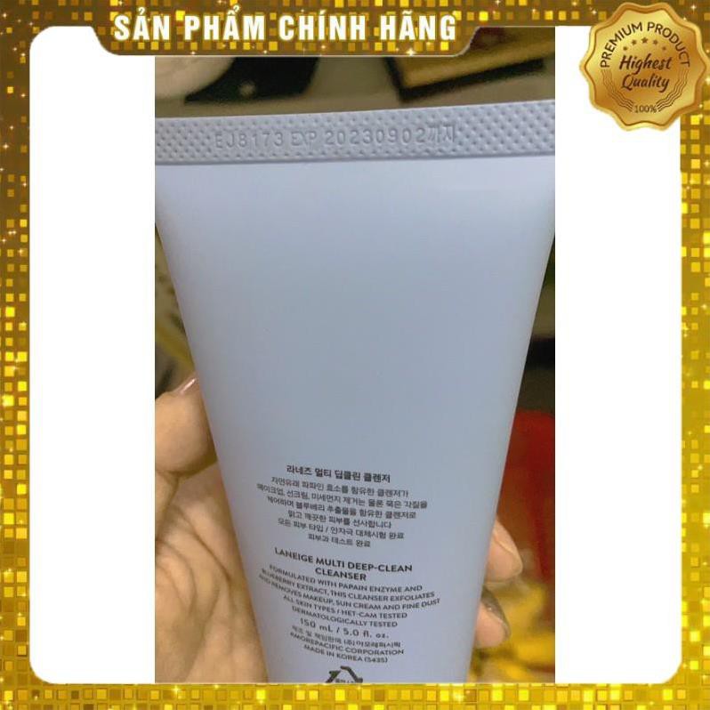 [HÀNG CAO CẤP] Sữa Rửa Mặt Laneige Multi Deep-Clean Cleanser 150ml