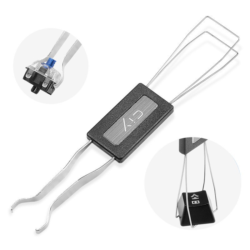 Dụng Cụ Tháo Gỡ Phím Cơ 2 Trong 1 Bằng Dây Thép