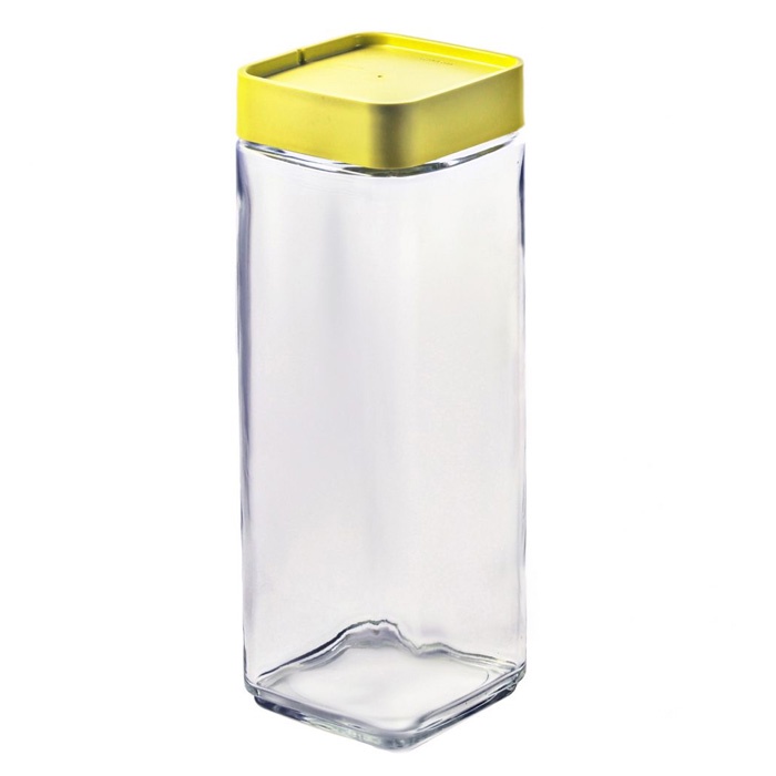 Hũ Đựng Gia Vị Thủy Tinh Glasslock 1300ml nắp vặn vuông- IP606
