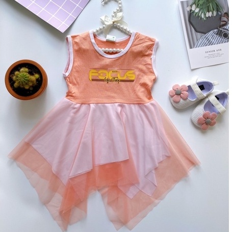 Váy công chúa cho bé gái, vải cotton siêu mềm mại, thun lạnh co giãn cho bé từ 8-15 kg