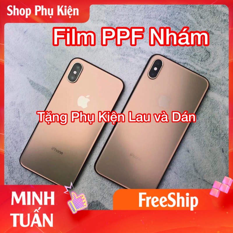 Dán PPF Nhám Chống Vân Tay dành cho iPhone mặt sau