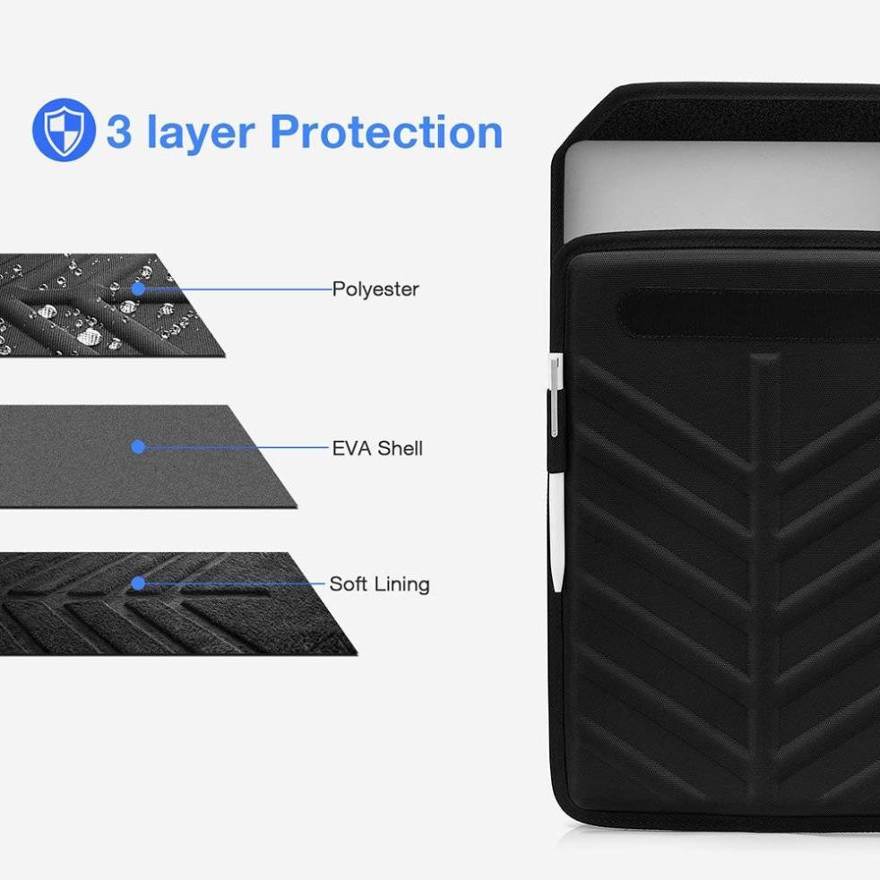 Túi chống sốc TOMTOC Eva Hard Shell cho Macbook Pro 13inch - A24-C02 - Hàng Chính Hãng