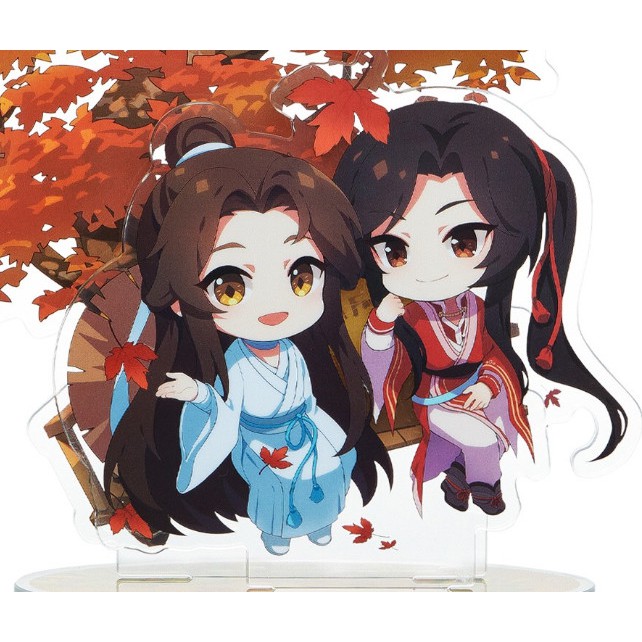 Mô hình standee Thiên quan tứ phúc mẫu lá rơi anime chibi mica acrylic