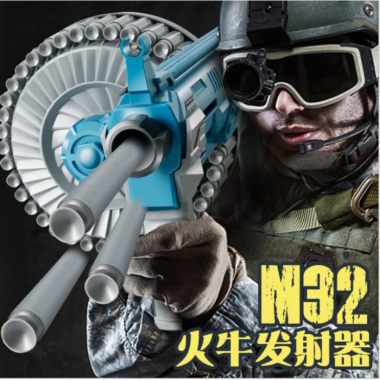 Đồ chơi sung dan xốp M32 kiểu Neft thiết kế chế độ liên thanh hoạt động cơ mẫu hàng cao cấp Hot 2021(M32)