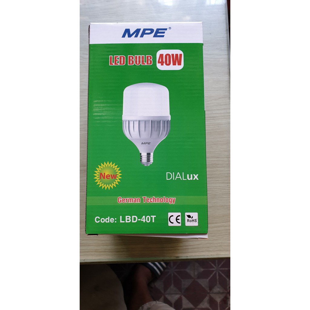 Đèn led buld MPE 20W, 30W, 40W ánh sáng trắng