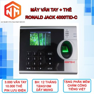 Máy chấm công Ronald Jack 4000TID-C - Máy Chấm Công Vân Tay - Nhật Minh