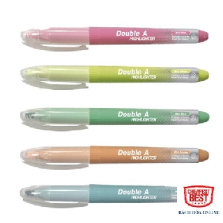Bút dạ quang màu dịu Double A