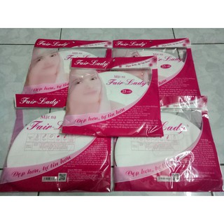 Combo 5 gói mặt nạ giấy fair - lady 25 miếng/1 gói
