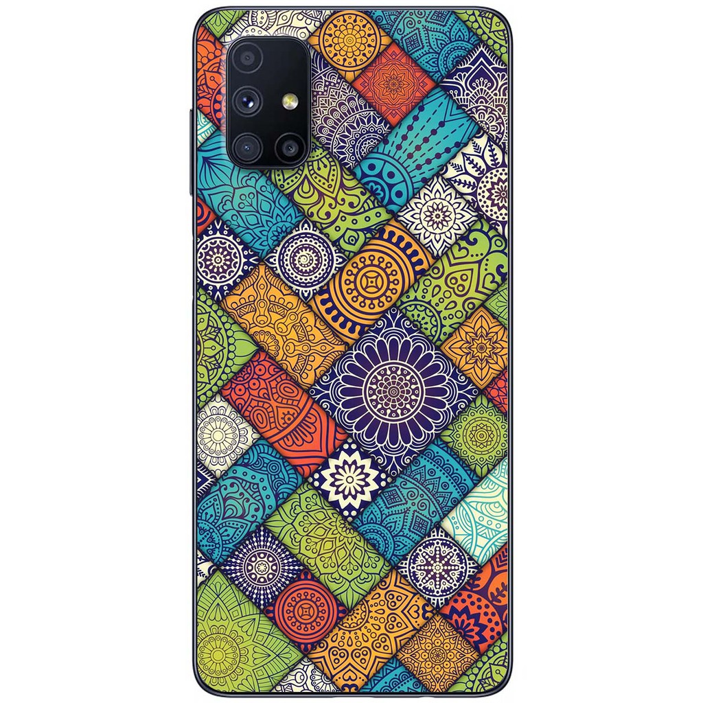 Ốp lưng nhựa dẻo Samsung Galaxy M21, M31, M51 Gạch hoa