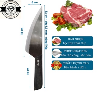 Dao nhọn trắng bé được sản xuất tại làng nghề Đa sỹ -HL04