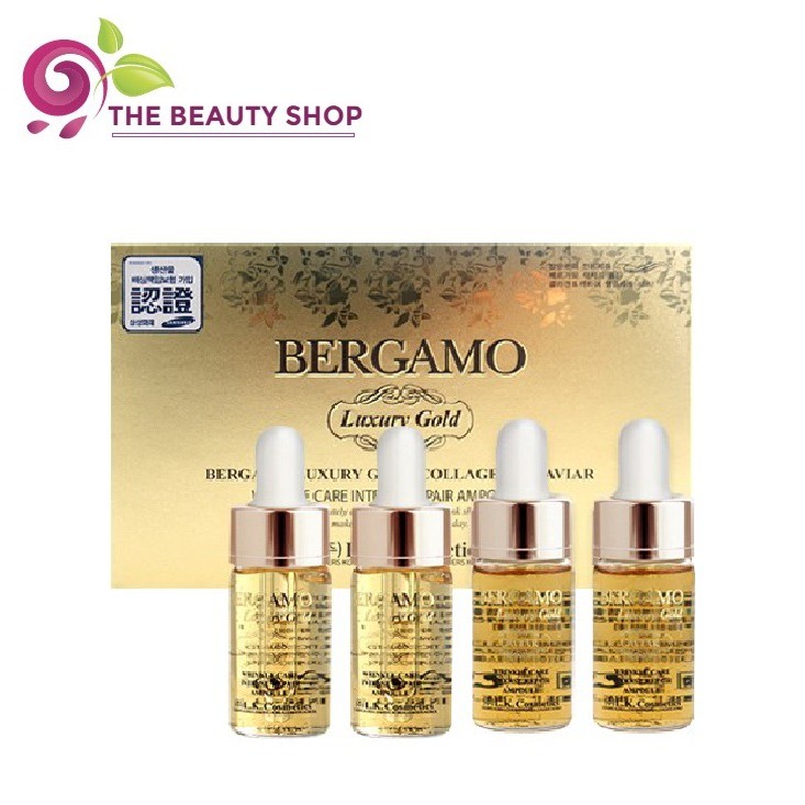 Serum Bergamo Luxury Gold Collagen 13ml – Serum Hàn Quốc (hộp vàng)