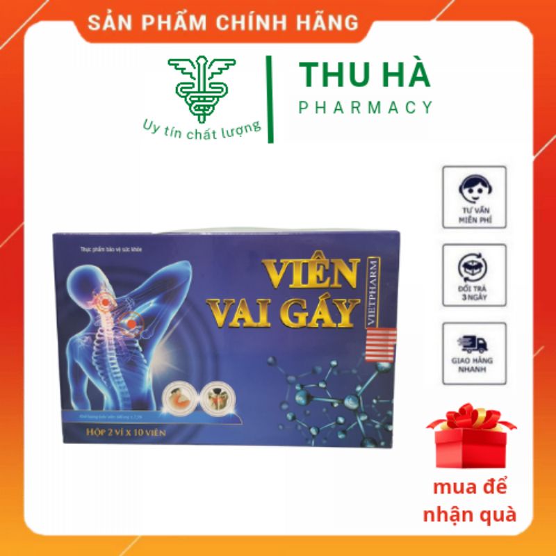 Viên Vai Gáy Thái Dương -  Viên vai gáy Hỗ trợ giảm đau mỏi lưng vai gáy [Chính hãng]