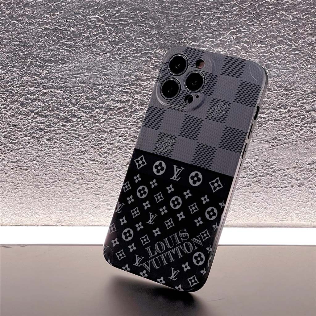 Ốp Điện Thoại Nhựa Cứng In Logo LV Cho iPhone14 13 12 Mini 11 PRO MAX 6 / 6s 7 / 8plus SE2 X / XS XR XSMAX #Hg5150