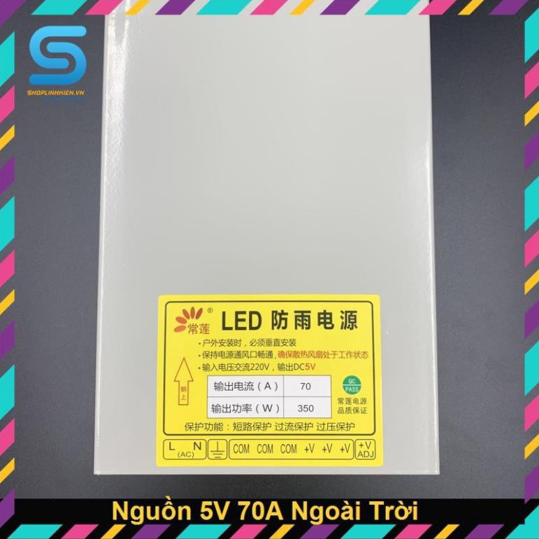 Nguồn 5V 70A Ngoài Trời