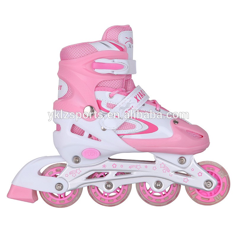 PVN5755 Giày patin trượt Sport cao cấp dành cho trẻ em người lớn có thể điều chỉnh to nhỏ có đồ bảo hộ T2