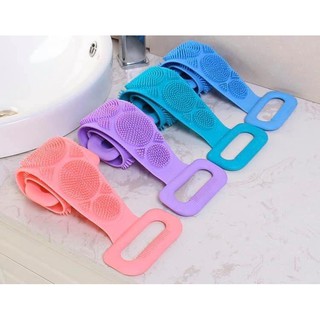 [ GIẢM GIÁ ] Đai tắm cọ lưng silicon, đai cọ lưng massage silicon