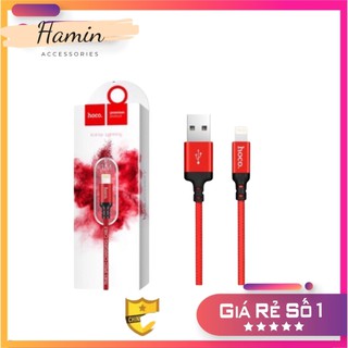 Cáp sạc nhanh dây dù hoco x14 ip/tablet táo/androi/typec 1m/2m