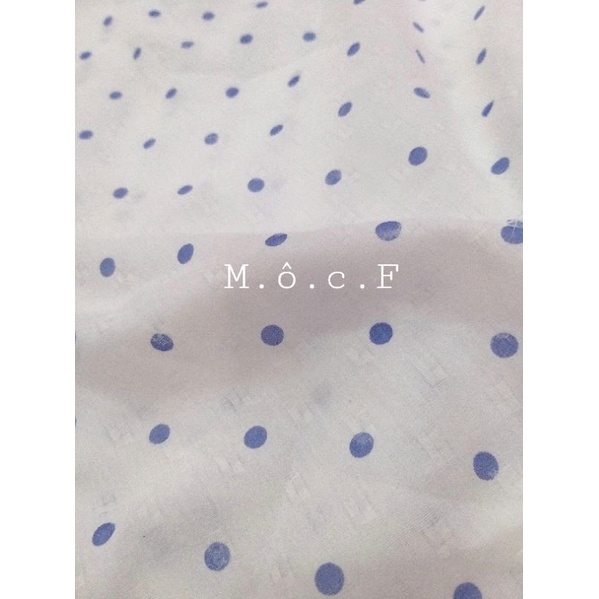 Thô đũi chấm bi màu