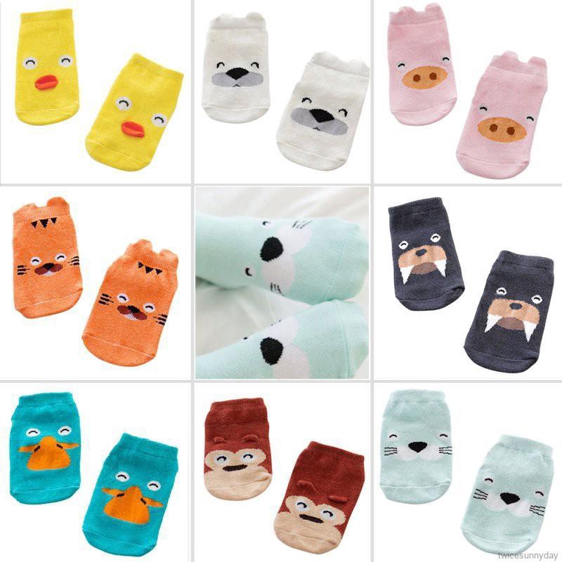 Vớ Cotton Chống Trượt Xinh Xắn Dành Cho Bé Trai Từ 1-4 Tuổi