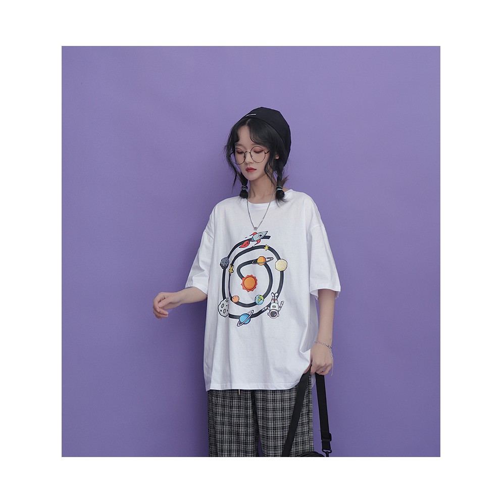 Áo thun unisex nam nữ AP06 tokyo style dáng rộng cotton 4 chiều phong cách hàn quốc,chất vải cotton mát co giãn, dày dặn | BigBuy360 - bigbuy360.vn