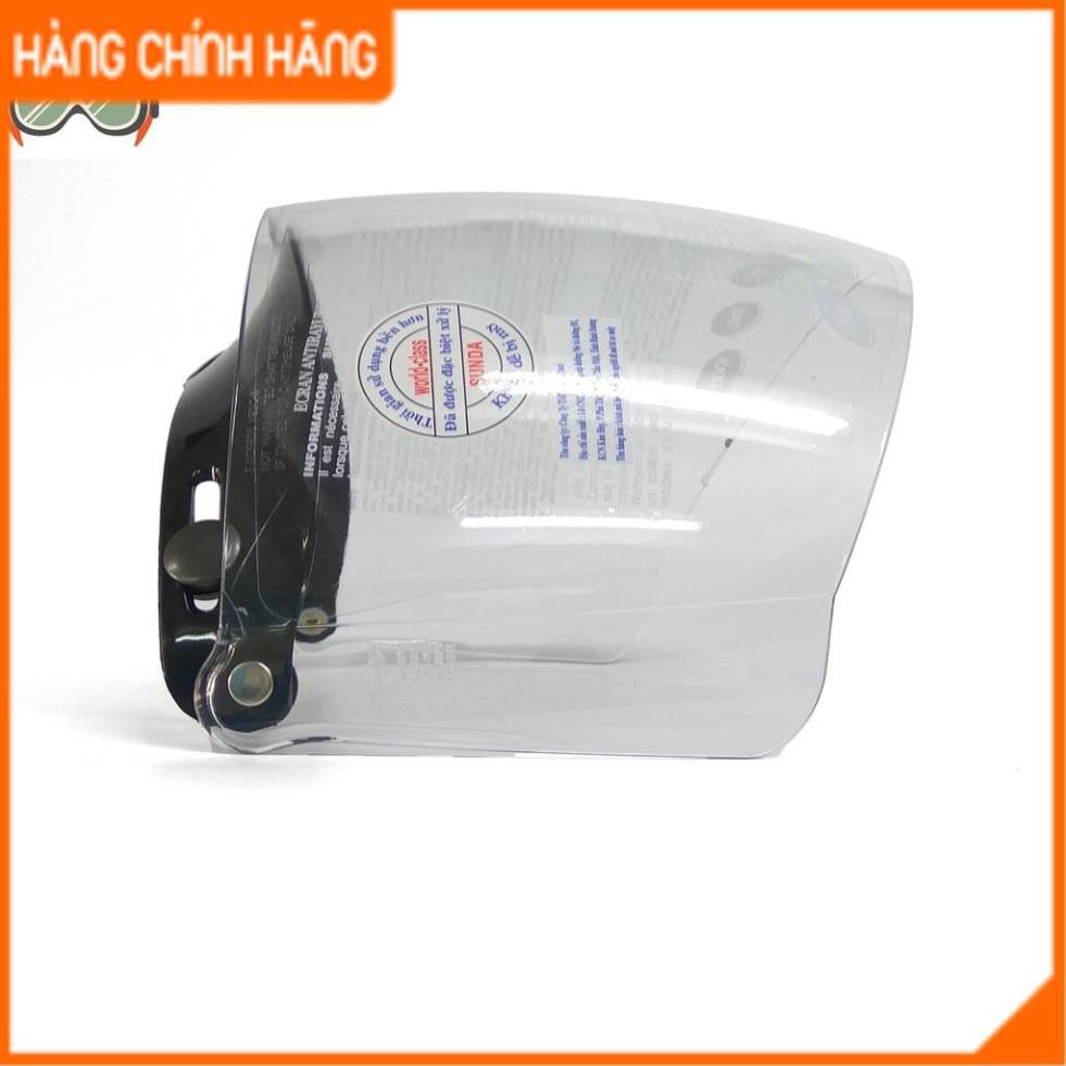 Kính Chắn Gió Mũ Bảo Hiểm SUNDA CA-105 gắn được cho tất cả các mũ ½ và ¾ trên thị trường - nhiều màu