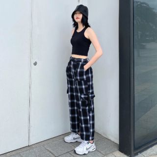 Caro pants túi hộp - ẢNH THẬT