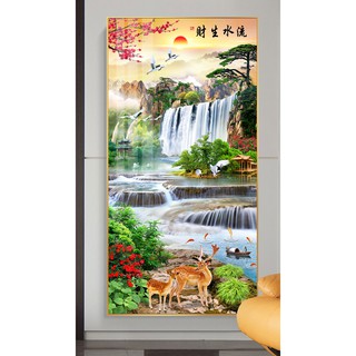 Tranh sơn thủy hữu tình nhiều kích thước bk_0342