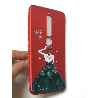Ốp Lưng dẻo hình đính đá Nokia 6.1 / Nokia 6 New 2018 / Nokia 6 Mới 2018 / Nokia 6 2018