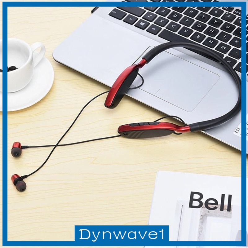 [DYNWAVE1] Bluetooth Headphones, V5.0 Wireless Neckband Headphones for Online Teaching, Headset Noise Cancelling with Mic