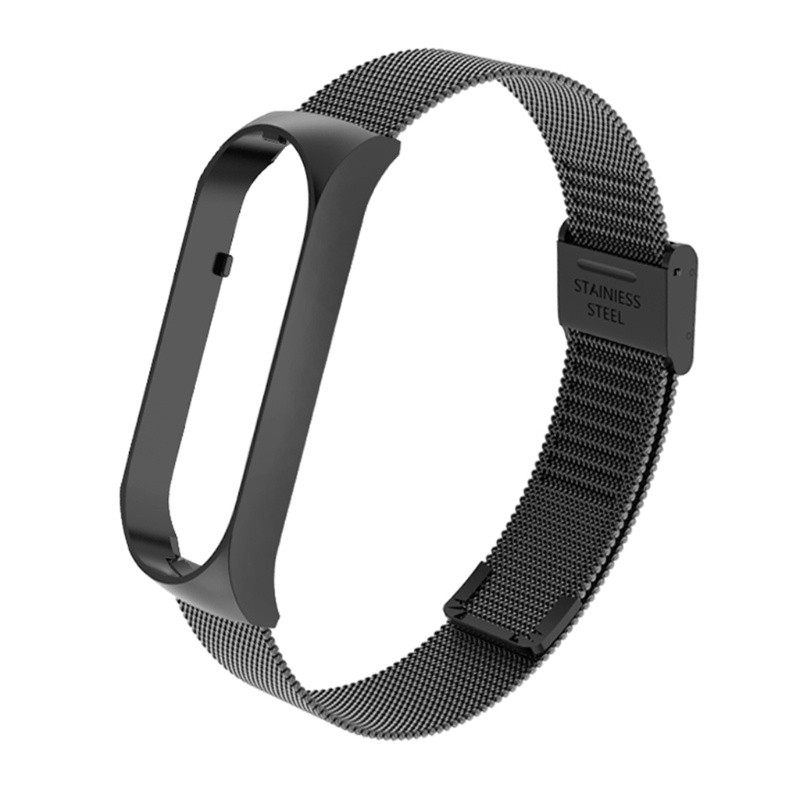 Dây Đeo Thay Thế Chất Liệu Thép Không Gỉ Thời Trang Cho Xiaomi Mi Band 5 Yxa 2021