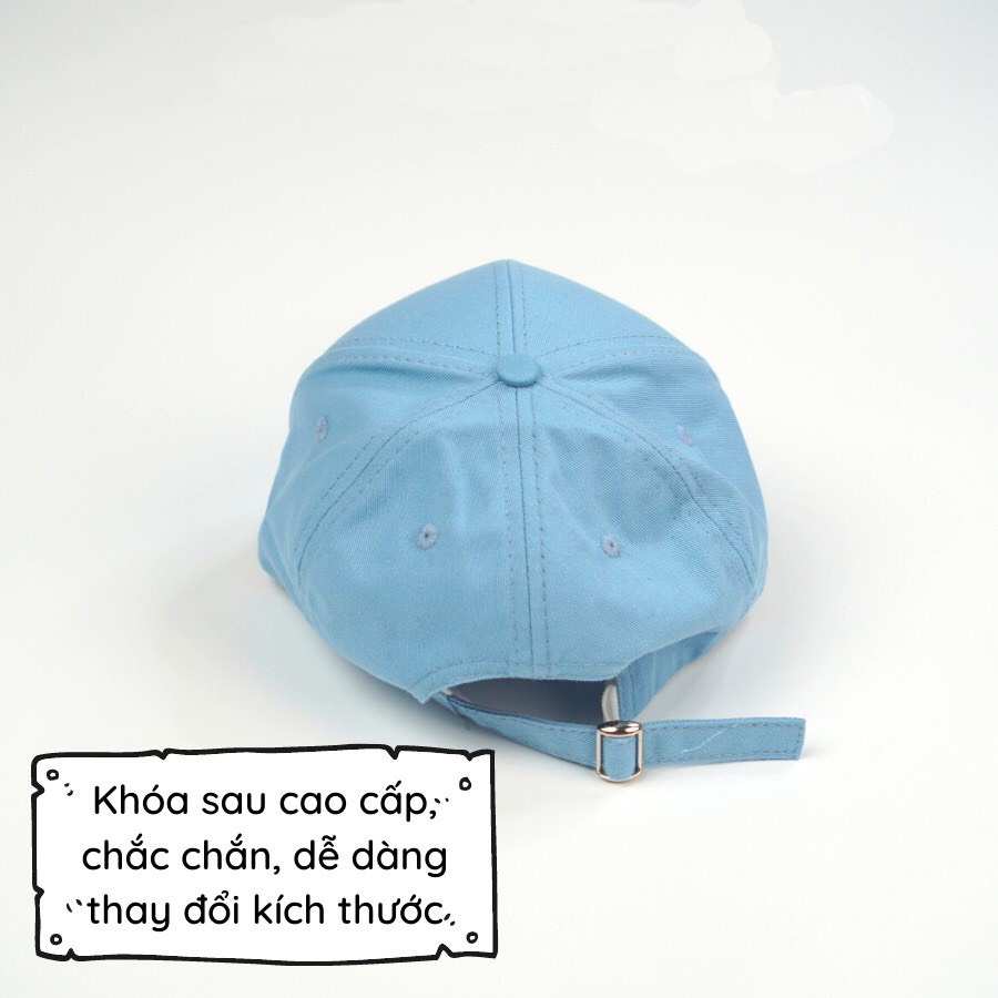 Nón kết Mũ lưỡi trai thêu hình chữ Awesome chất kaki cao cấp form unisex nam nữ