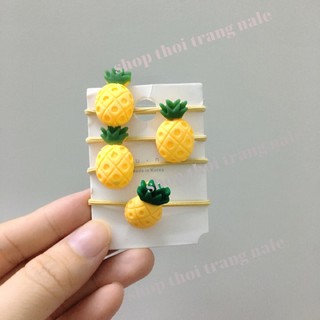 Set 5 Dây cột tóc hình quả dứa cute