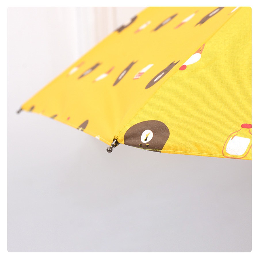 Ô dù hình gấu bunny màu sắc - O1