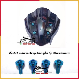 ✅ bộ ốc titan gr5 gắn chắn gió winner x -ốc titan gắn mão winner x hình thật sp ✅