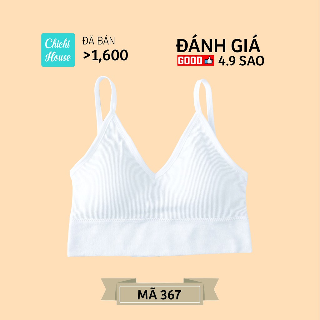 Áo Bra Nữ Thun Gân Tăm,  Áo Lót Nữ Hở Lưng Chữ U 2 Dây Không Gọng Nầng Ngực Siêu Hot - 367 | BigBuy360 - bigbuy360.vn