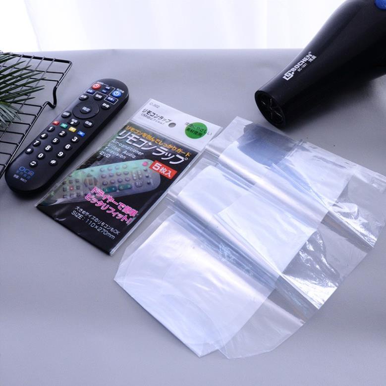Set 5 MÀNG BỌC ĐIỀU KHIỂN Remote Tivi, Điều Hòa 27Cm - Hút Chân Không (Một Gói Có 5 Màng) K194