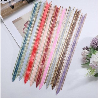 Cuộn Dây Ruy Băng Lụa In Hoa Dùng Trang Trí Tiệc Cưới/Sinh Nhật/Lễ Tình Nhân DIY