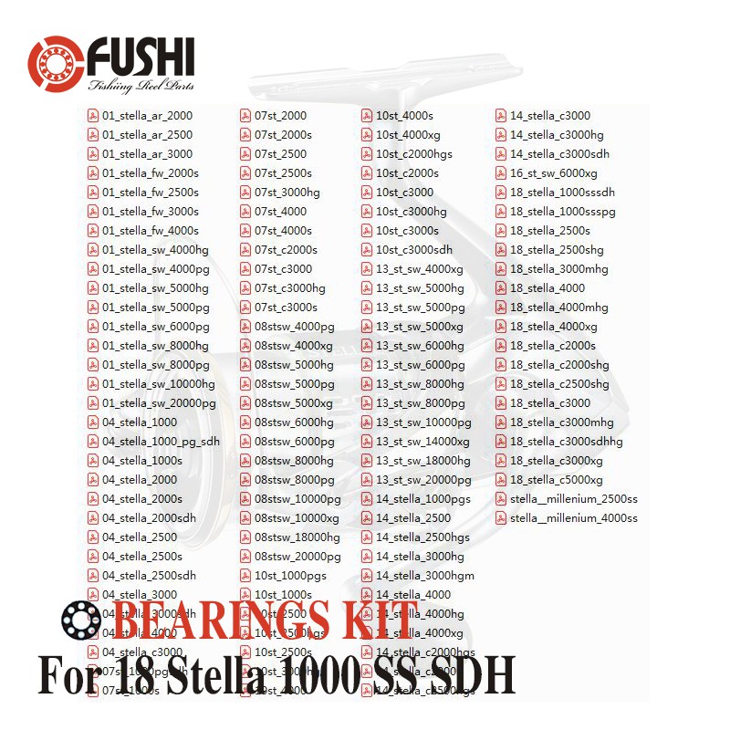 Bộ Phụ Kiện Cho Máy Câu Cá Shimano 18 Stella 1000 Ss Sdh / 03797